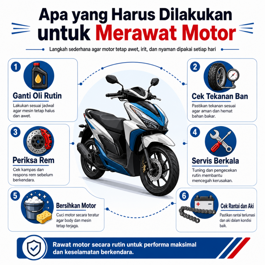 Apa yang Harus Dilakukan untuk Merawat Motor